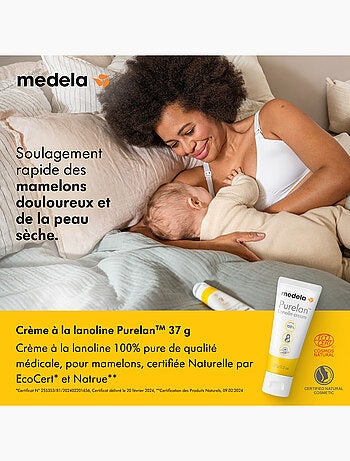 MEDELA - Crema de lactancia con lanolina PureLan™ 37 g - Alivia e hidrata