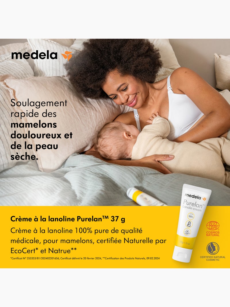 MEDELA - Crema de lactancia con lanolina PureLan™ 37 g - Alivia e hidrata Transparente - Kiabi