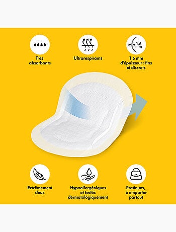 MEDELA - Discos Absorbentes Ultra Transpirables - Set de 60 - Absorbentes, finos y discretos