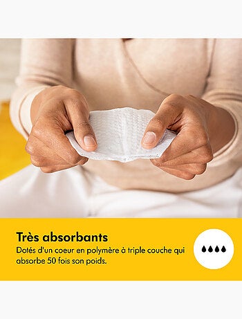MEDELA - Discos Absorbentes Ultra Transpirables - Set de 60 - Absorbentes, finos y discretos