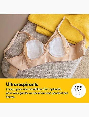 MEDELA - Discos Absorbentes Ultra Transpirables - Set de 60 - Absorbentes, finos y discretos