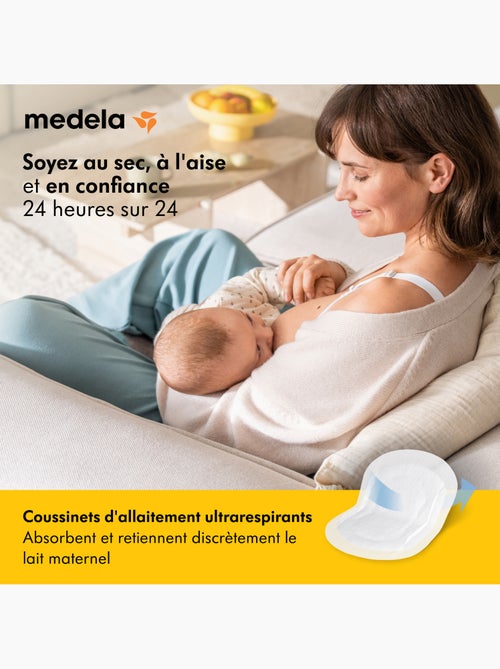 MEDELA - Discos Absorbentes Ultra Transpirables - Set de 60 - Absorbentes, finos y discretos - Kiabi