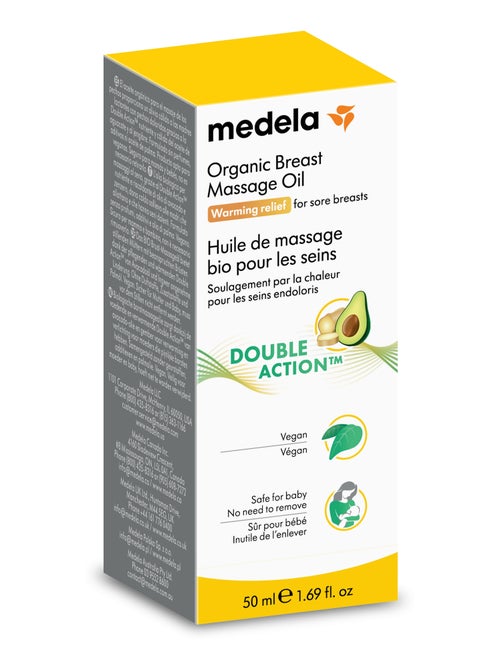 MEDELA - Double Action™ Aceite de masaje orgánico para el pecho 50ml - Alivio - Kiabi