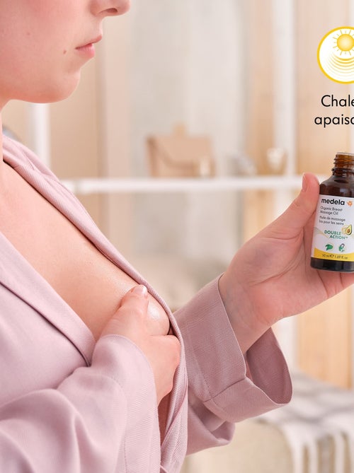 MEDELA - Double Action™ Aceite de masaje orgánico para el pecho 50ml - Alivio - Kiabi