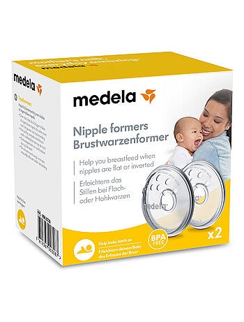 MEDELA - Formadores de pezones - Pack de 2 - Preparación para la lactancia