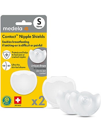 MEDELA - Formas Breast Contact™ Talla L - Confort de lactancia, silicona suave ultrafina, sin BPA.