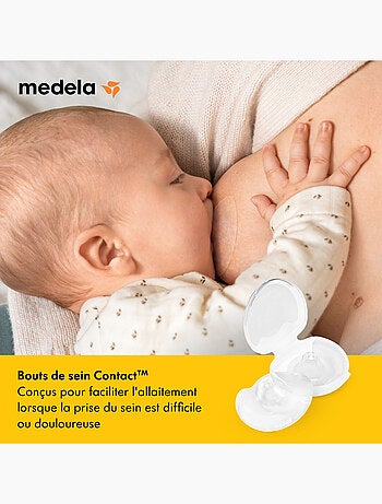 MEDELA - Formas Breast Contact™ Talla S - Confort para la lactancia, silicona suave ultrafina, sin