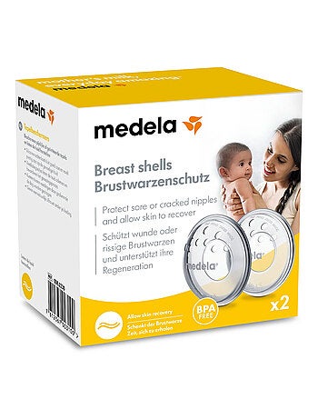 MEDELA - Protectores de pezones - Pack de 2 - Lactancia sin dolor