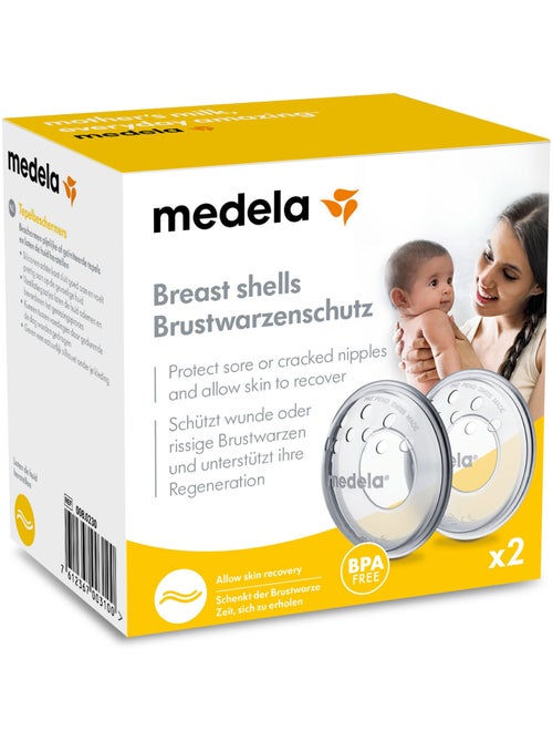 MEDELA - Protectores de pezones - Pack de 2 - Lactancia sin dolor - Kiabi
