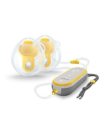 MEDELA - Sacaleches eléctrico doble Freestyle Hands Free 21 mm / 24 mm - Discreto y portátil