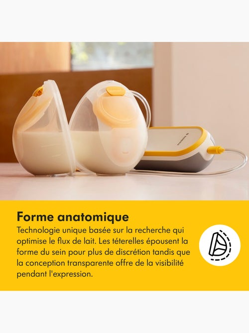 MEDELA - Sacaleches eléctrico doble Freestyle Hands Free 21 mm / 24 mm - Discreto y portátil - Kiabi