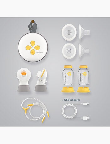 MEDELA - Sacaleches eléctrico doble Swing Maxi RD 21 mm / 24 mm - Extracción rápida