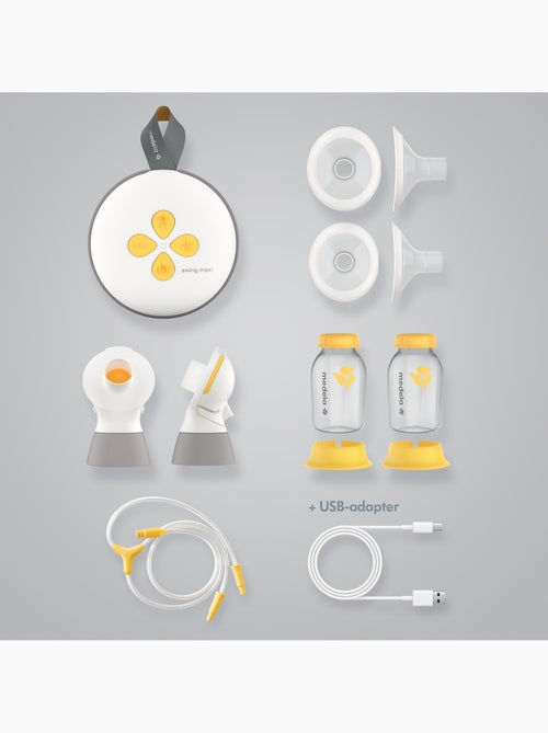 MEDELA - Sacaleches eléctrico doble Swing Maxi RD 21 mm / 24 mm - Extracción rápida - Kiabi