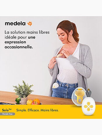MEDELA - Sacaleches eléctrico simple Solo Hands-Free 24 mm - Compacto e intuitivo