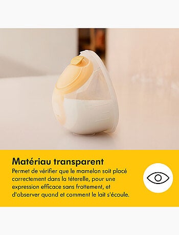 MEDELA - Sacaleches eléctrico simple Solo Hands-Free 24 mm - Compacto e intuitivo