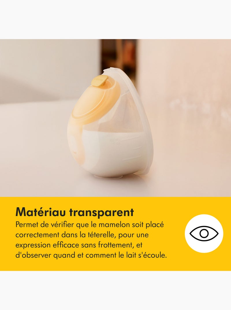 MEDELA - Sacaleches eléctrico simple Solo Hands-Free 24 mm - Compacto e intuitivo Transparente - Kiabi