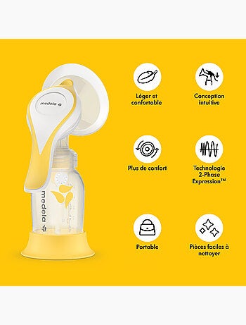 MEDELA - Sacaleches manual Harmony Flex™ - Ergonómico y ligero