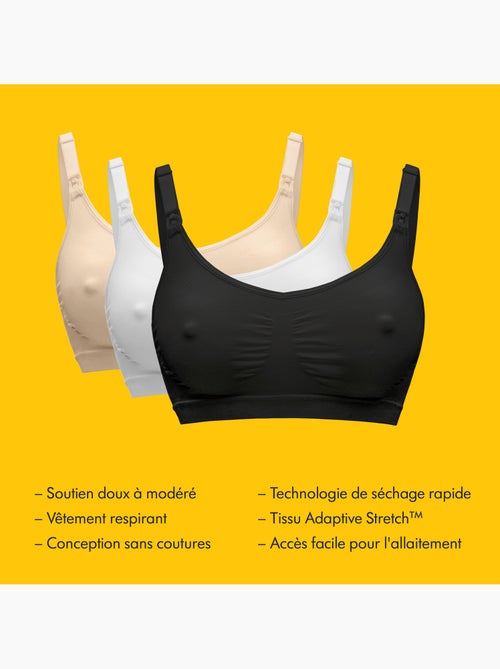 Medela - sujetador de lactancia keep cool - negro - talla xl - cómodo y transpirable - Kiabi Medela - sujetador de lactancia keep cool - negro - talla xl - cómodo y transpirable - Kiabi