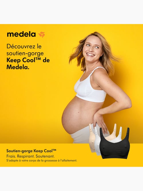 Medela - sujetador de lactancia keep cool - negro - talla xxl - cómodo y transpirable - Kiabi Medela - sujetador de lactancia keep cool - negro - talla xxl - cómodo y transpirable - Kiabi