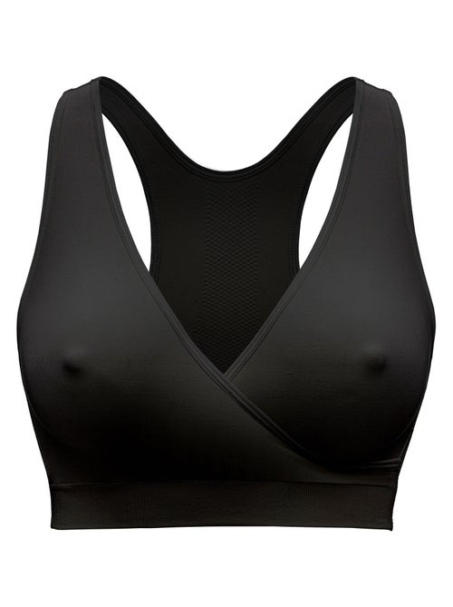 MEDELA - Top de lactancia KEEP COOL - negro - talla S - Top de noche, sin costuras - Kiabi