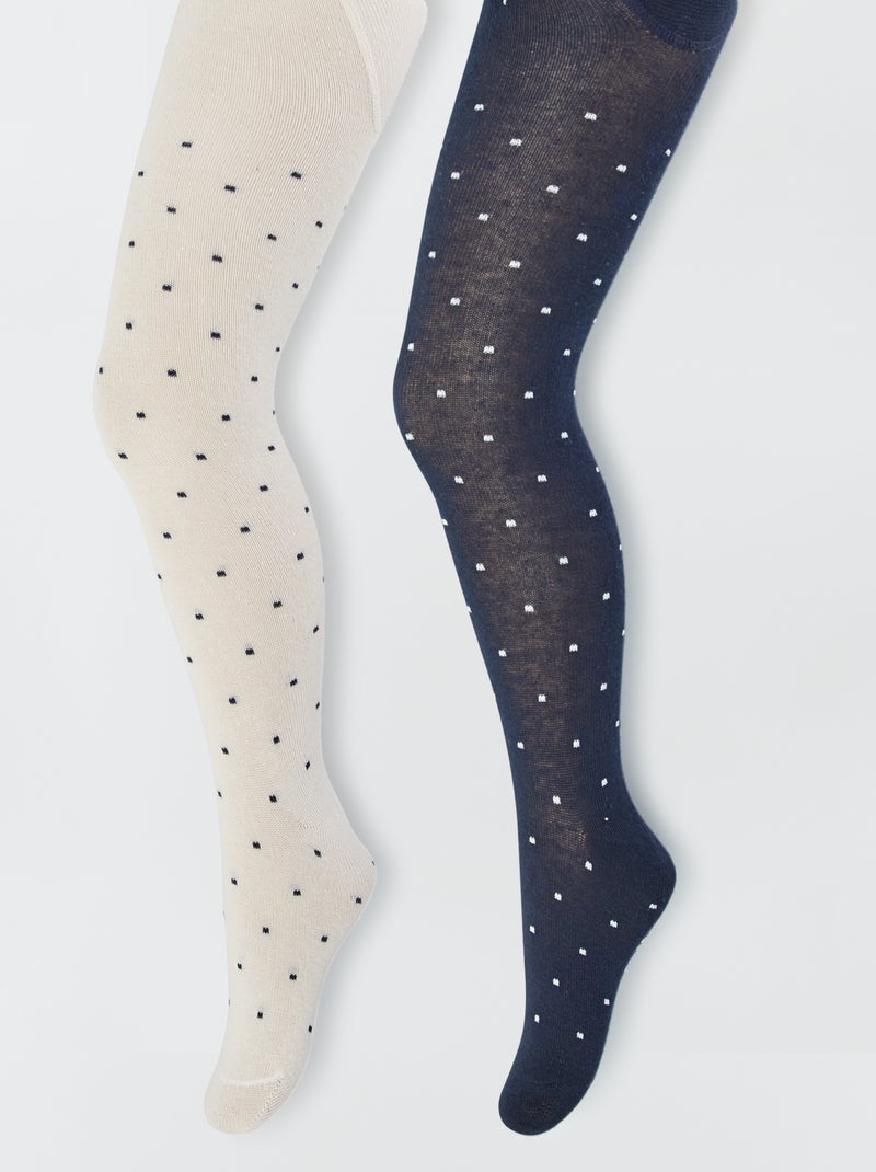 Medias con motivos de fantasía - Pack de 2 AZUL - Kiabi