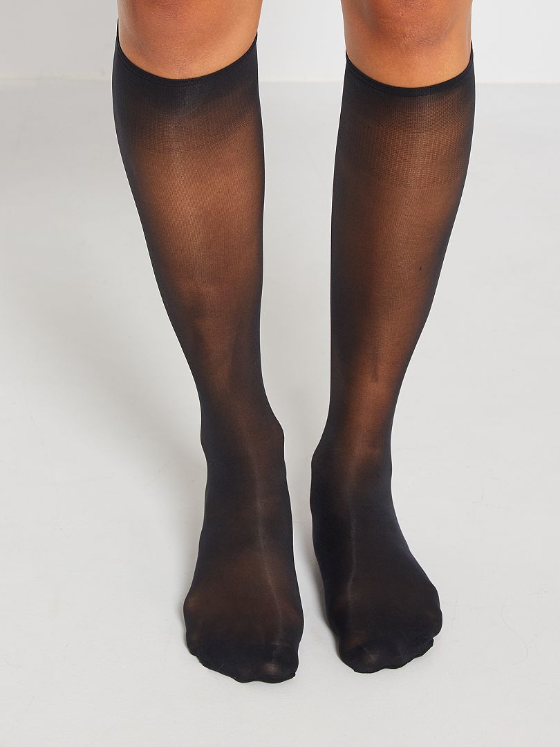 Medias de calcetín finas y cálidas activoile 'DIM' Thermo 20D negro - Kiabi