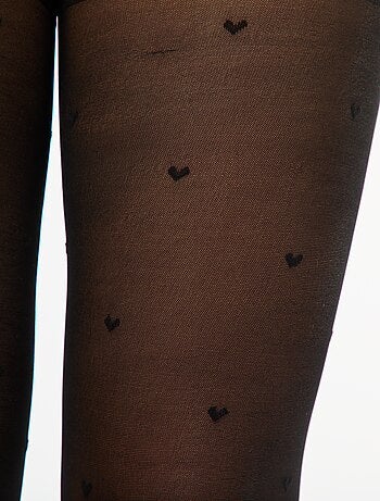 Medias de plumeti con corazón