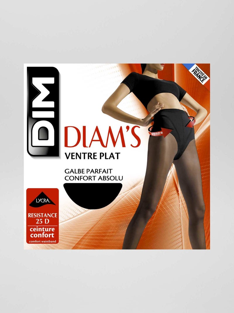 Medias Diams efecto vientre plano 'DIM' negro - Kiabi