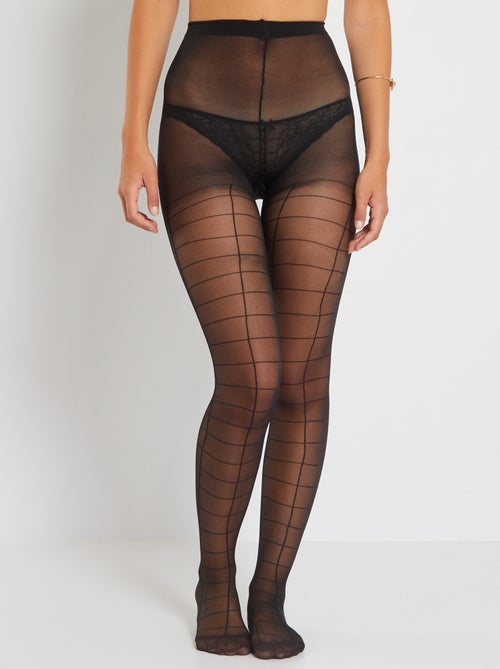 Medias 'DIM' de cuadros - Kiabi