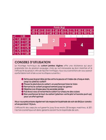 Medias moldeadoras con acción piernas ligeras 70D