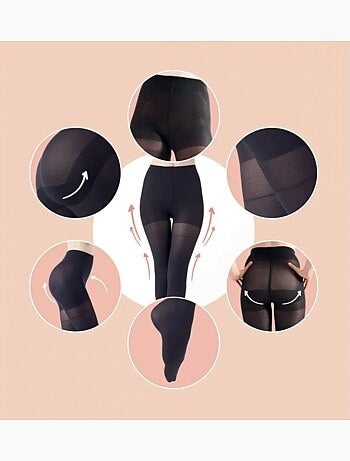 Medias moldeadoras con acción piernas ligeras 70D