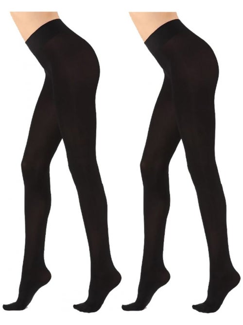 Medias Mujer Confort y Calidad INFINITIF - Pack de 2 - Kiabi Medias Mujer Confort y Calidad INFINITIF - Pack de 2 - Kiabi