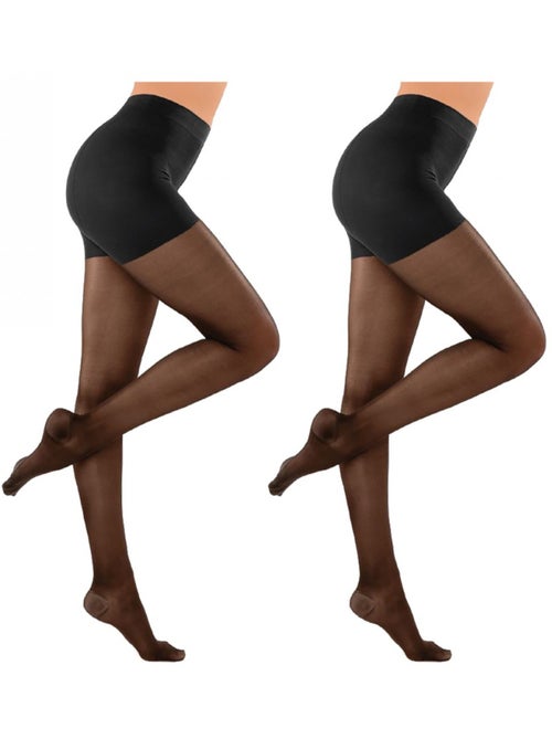 Medias Mujer Confort y Calidad INFINITIF - Pack de 2 - Kiabi Medias Mujer Confort y Calidad INFINITIF - Pack de 2 - Kiabi