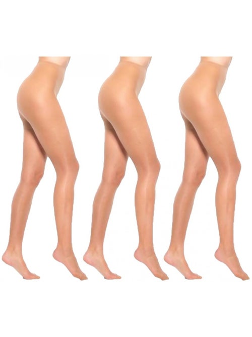 Medias Mujer Confort y Calidad INFINITIF - Pack de 3 - Kiabi Medias Mujer Confort y Calidad INFINITIF - Pack de 3 - Kiabi
