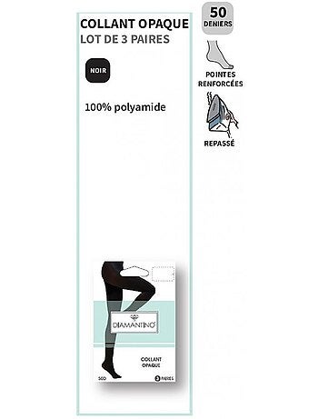 Medias Mujer Confort y Resistencia DIAMANTINO - Pack de 3
