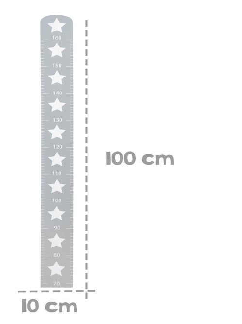 Medidor mural con estrellas en madera 'Little Stars' - ROBA - Kiabi