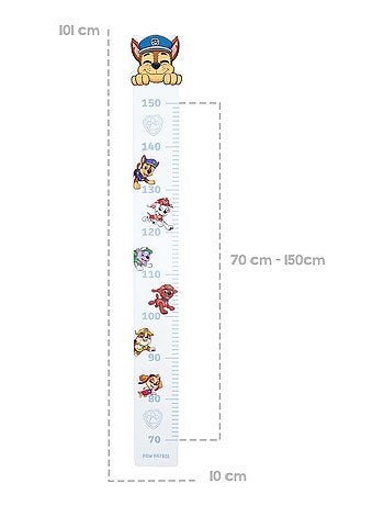 Medidor mural en madera diseño perro 'Paw Patrol' - ROBA