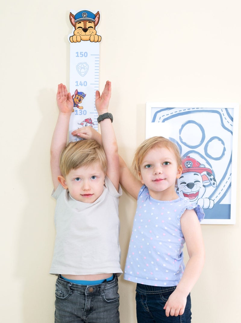 Medidor mural en madera diseño perro 'Paw Patrol' - ROBA Blanco Multicolor Azul - Kiabi