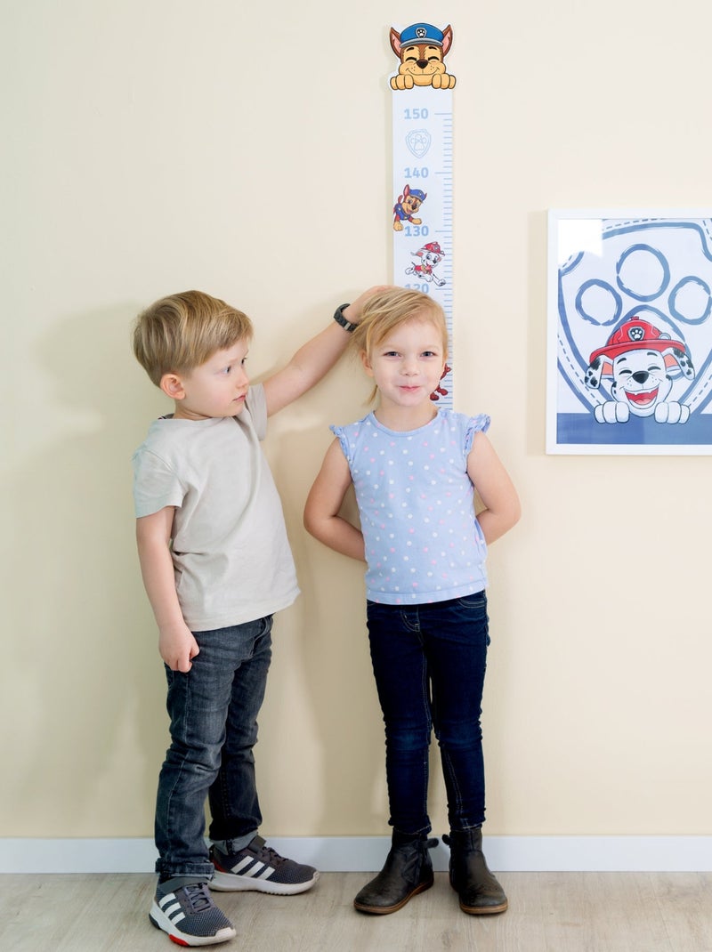 Medidor mural en madera diseño perro 'Paw Patrol' - ROBA Blanco Multicolor Azul - Kiabi