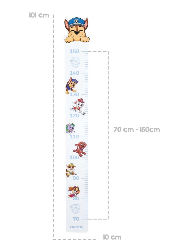 Medidor mural en madera diseño perro 'Paw Patrol' - ROBA Blanco Multicolor Azul - Kiabi
