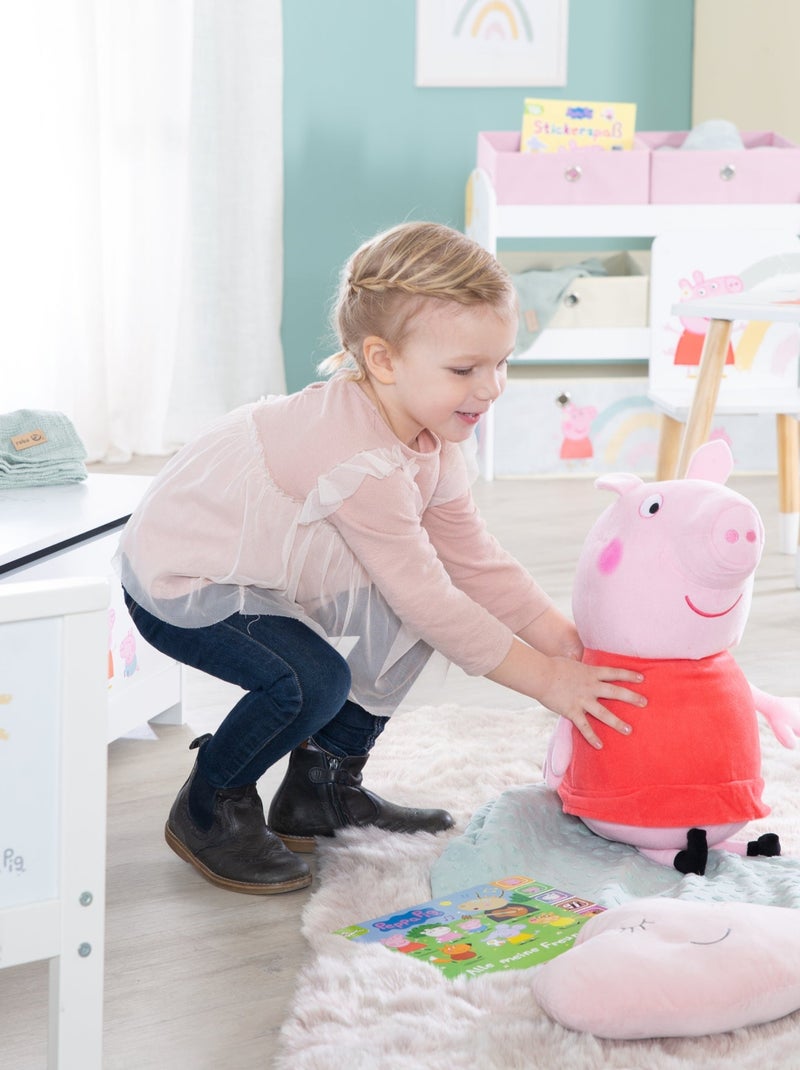 Medidor mural en madera 'Peppa Pig' - ROBA Blanco Rosa - Kiabi