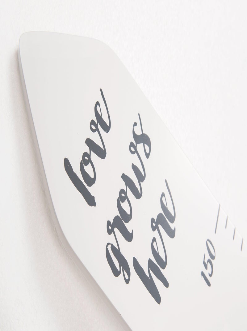 Medidor mural en madera 'Rock Star Baby' - ROBA Blanco - Kiabi