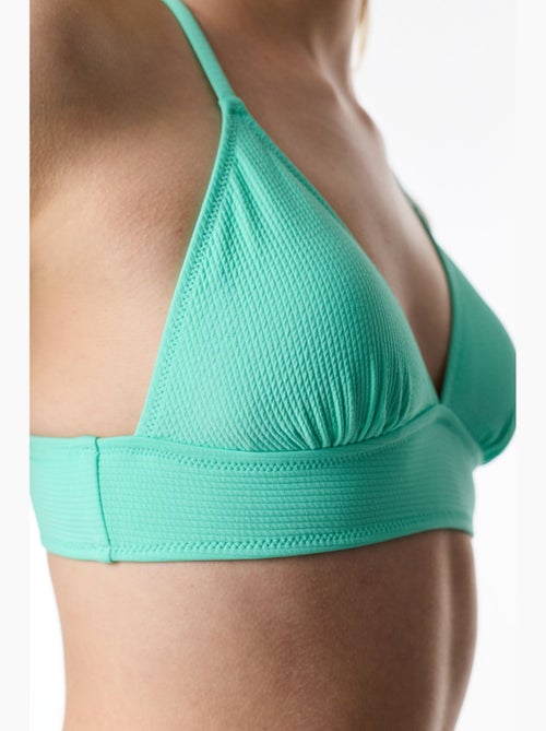 Meli top de bikini bralette texturizado penti - Kiabi