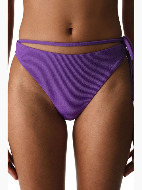 Melitona braga de bikini texturizada de tiro medio penti - Kiabi