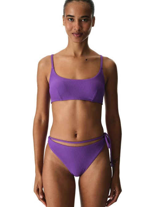 Melitona braga de bikini texturizada de tiro medio penti - Kiabi