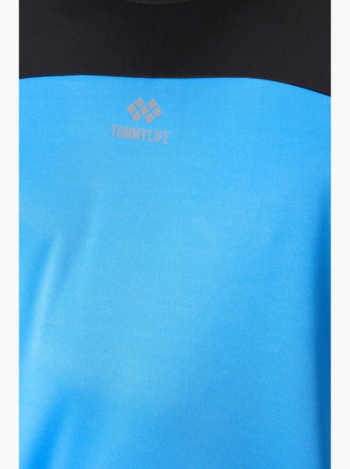 Men's camiseta de cuello redondo color block tommy - Kiabi