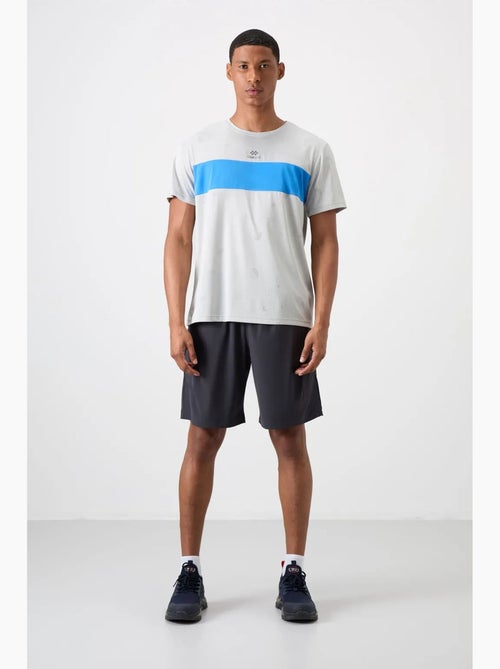 Men's camiseta de cuello redondo con bloques de color tommy - Kiabi