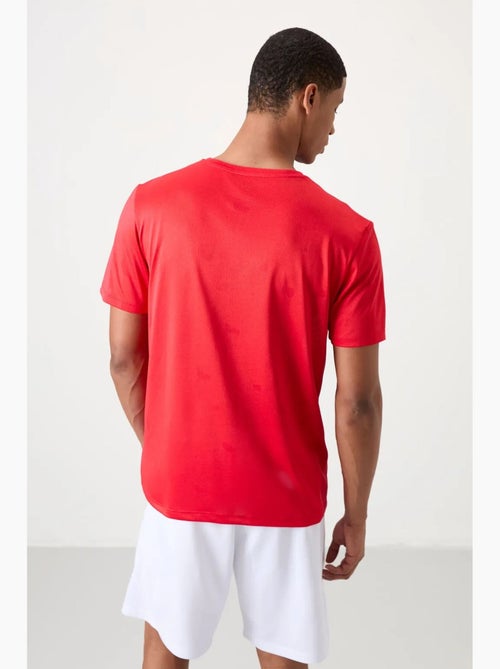 Men's camiseta de cuello redondo con bloques de color tommy - Kiabi