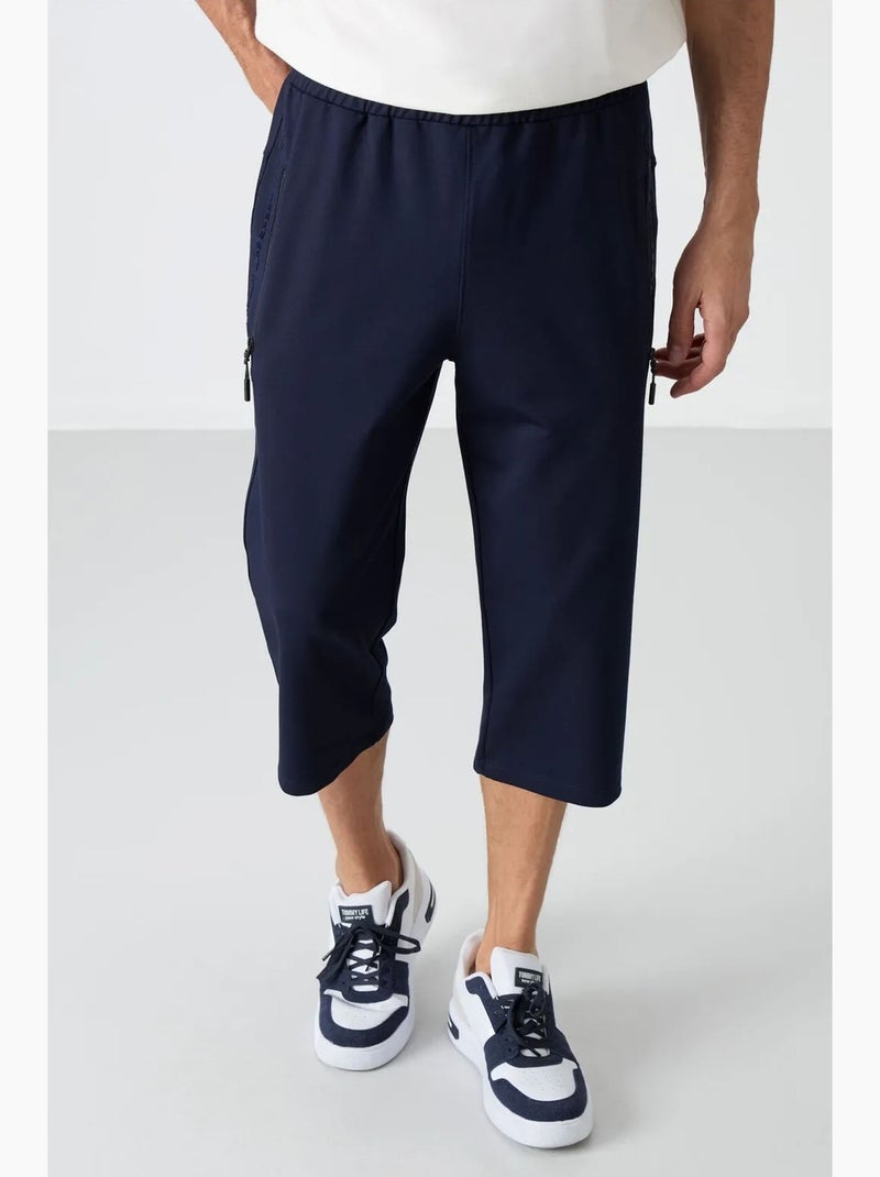 Men's pantalón corto ciclista capri tommy Azul noche - Kiabi