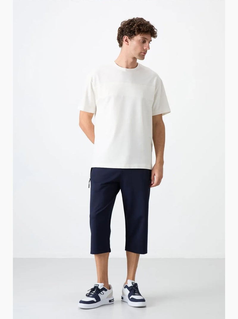 Men's pantalón corto ciclista capri tommy Azul noche - Kiabi